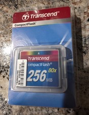 New Sealed Transcend 256MB CompactFlash Card CF 80x TS256MCF80 MPC Sampler Retro