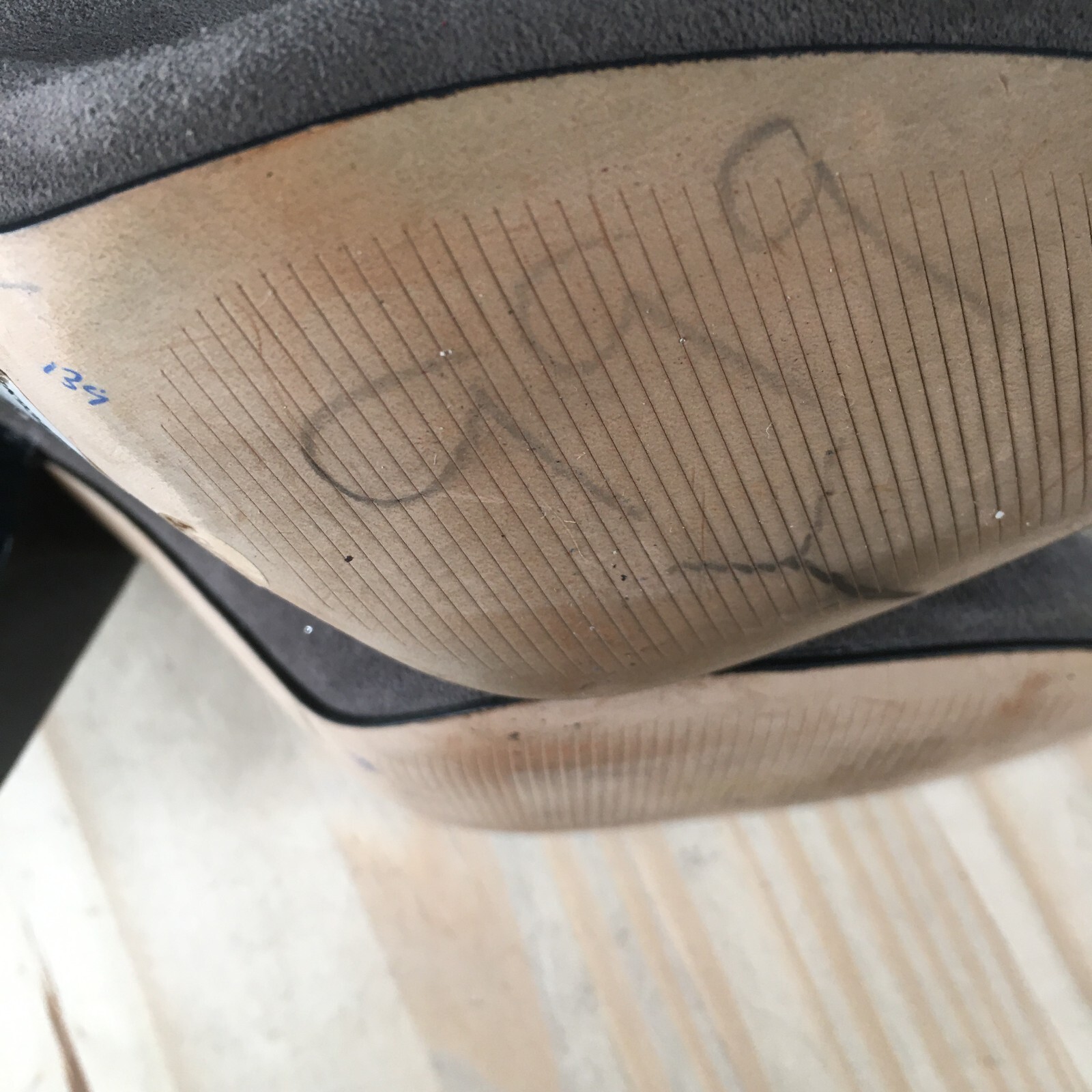 Sole Society Boots Womens 5.5M Gerii Slouchy Heels Knee High Gray Suede Pull On