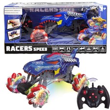 Kids Remote Control Off Road Stunct Twisting Racing Toy Car With Headlight Sound