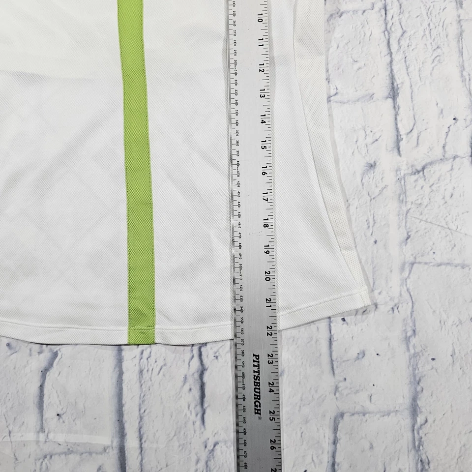 Wilson MUJER TALLA M Top Camisa Blanco Verde Tenis Pickleball Sujetador Soporte Yoga Foto 2 de 4