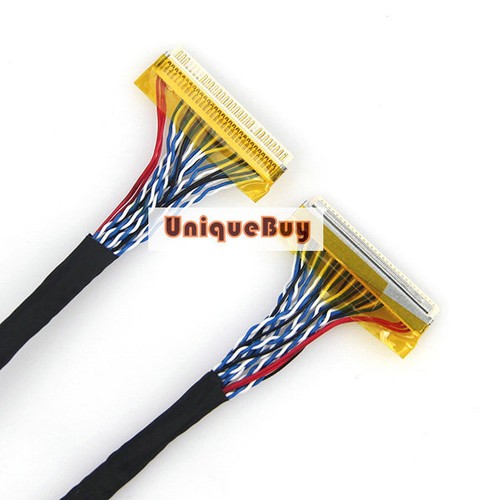 Kabel LVDS do 30Pin 2CH 6 bitów 1,0 mmFIX-30P-D6 30 otworów na ekran wyświetlacza LCD TFT - Zdjęcie 1 z 4