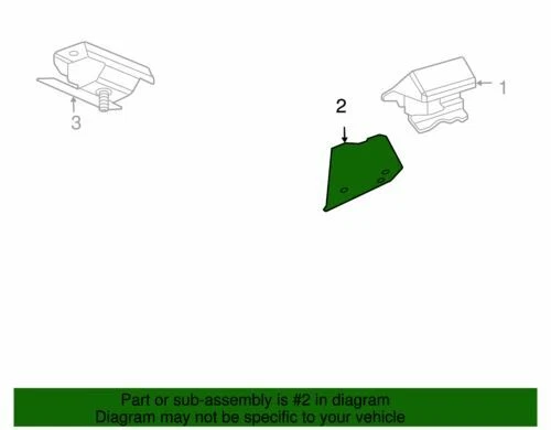 Soporte de montaje genuino GM 2003-2020 Chevrolet GMC Express 3500 Savana 20886359 Foto 2 de 2