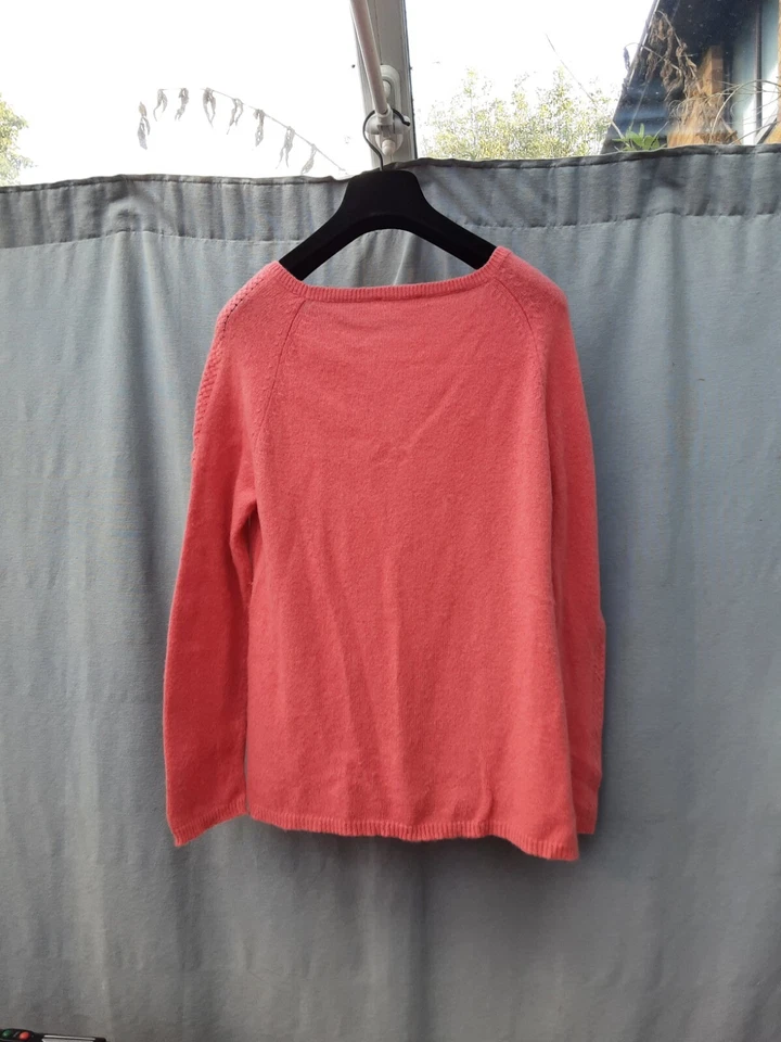 Jersey Promod Rosa Lana Mezcla Angora Talla L Foto 2 de 4