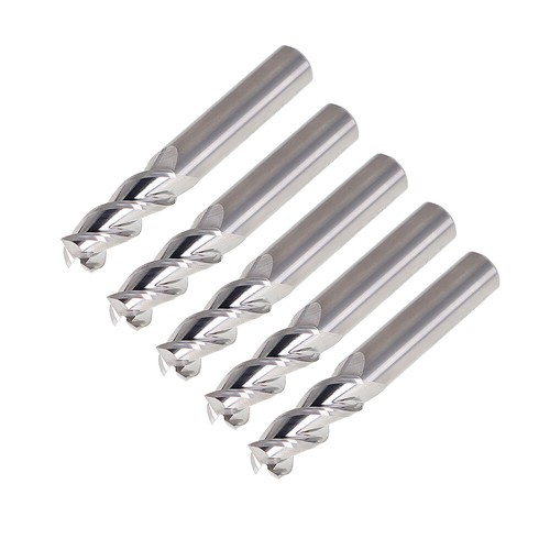 5 Pcs 3/8" 3 Flute End Mill Regular Length Carbide 28584-5 NEW - Picture 3 of 9