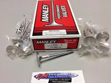 Manley 11565-8 1.600" Small Block Chevy Race Flo Exhaust Valves Set Of 8