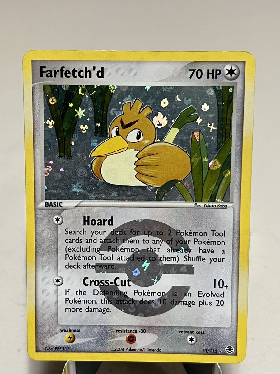 Farfetch'd Refractor Holo EX Fire Red Leaf Green Set GE