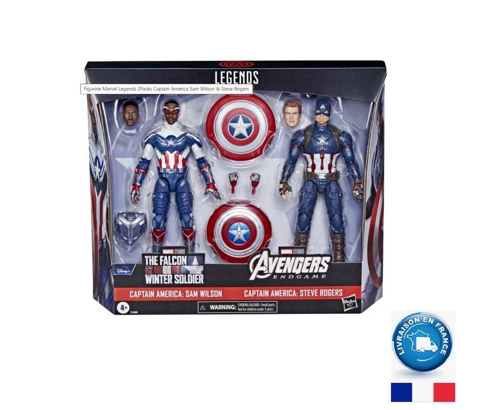 Figurine Marvel - Legends Series Captain America - Steve Rogers & Sam Wilson - Photo 1/1