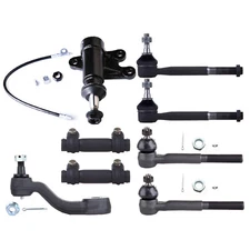 8Pcs Fit For 1993-1999 GMC K1500 Suburban New Steering Front Idler Arm Tie Rods