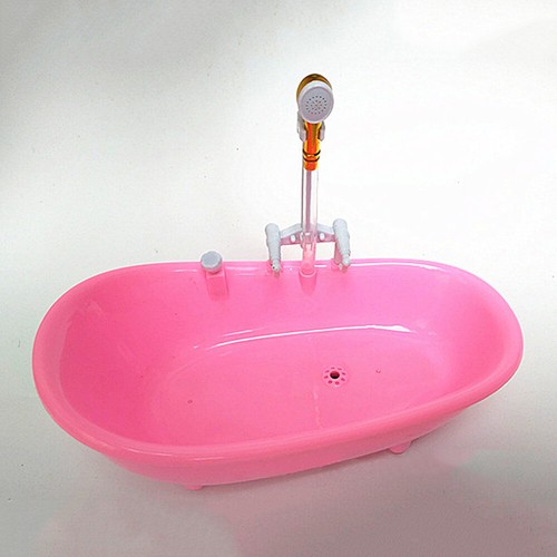 1/6 Miniature Dollhouse Electric Bathtub Shower Bathroom Furniture Accessories - Bild 7 von 11