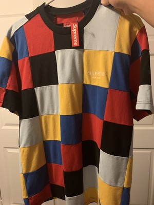 supreme patchwork tee