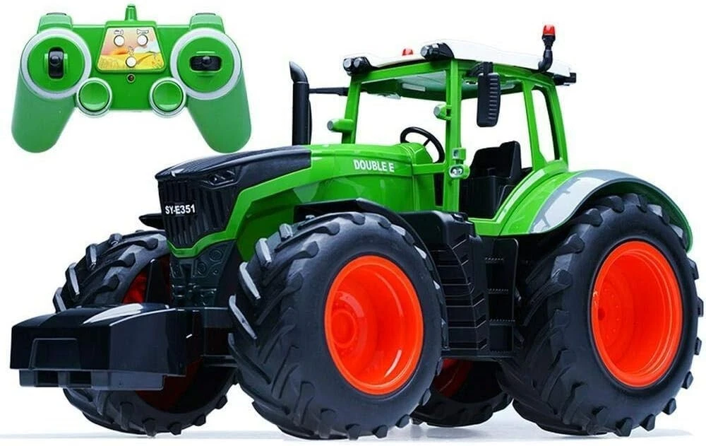 RC Farm Tractor John Deere combine harvester Radio Control SOUNDS LED Car Toy UK