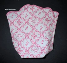 Longaberger 2002 Horizon of Hope Basket Fabric Liner ~ Pink Floral ~ New