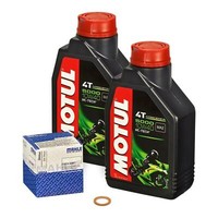 Kawasaki KLE 650 Versys, 07-15, LE650A LE650C, Motul 10W40 ÖL, Mahle ÖLfilter