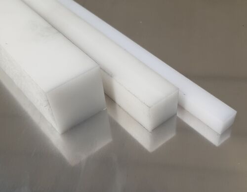 POM cuadrado 20x20 mm blanco natural 4 cantos longitud a elegir POM-C corte plástico - Imagen 1 de 5