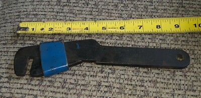 Antique 9'' ANDRIX SPRING LOADED SLIP JAW ADJUSTABLE WRENCH Adrian Michigan TOOL