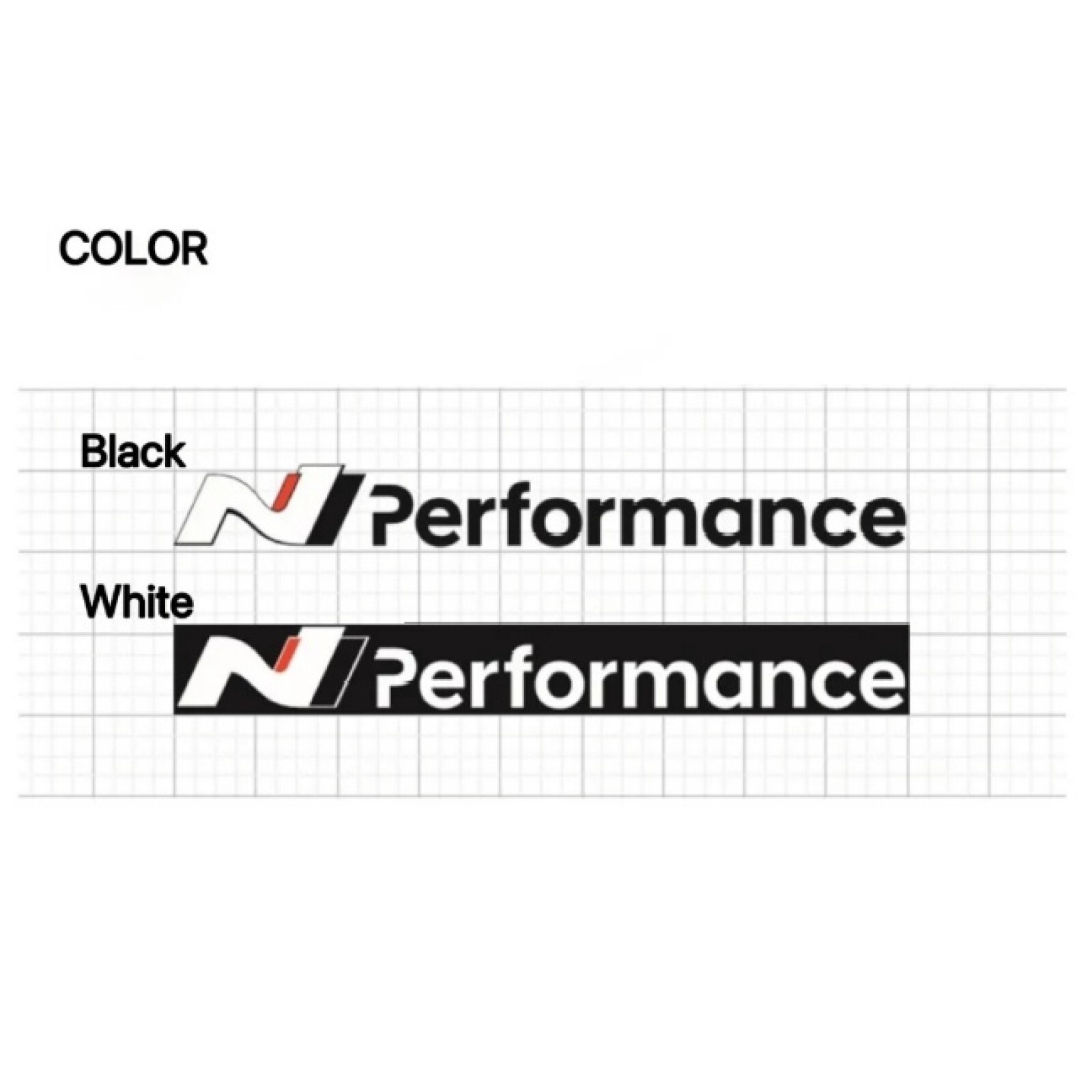 [N Collection] Hyundai N Performance Logo Sticker Decals | eBay