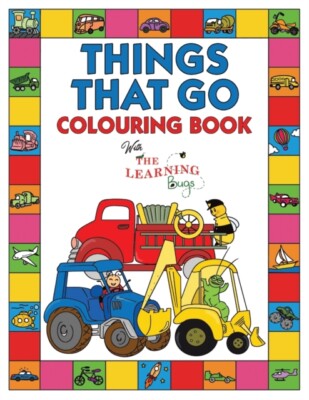Learning Bugs - Things That Go Colouring Book with   Fun Children's Co - X555z