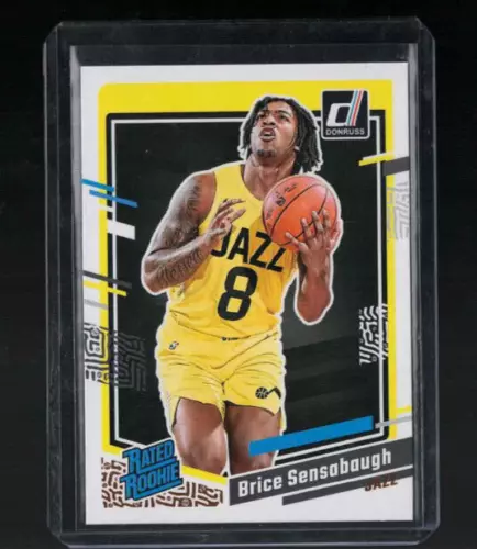 2023-24 Donruss #214 Brice Sensabaugh Rated Rookie RC Utah Jazz