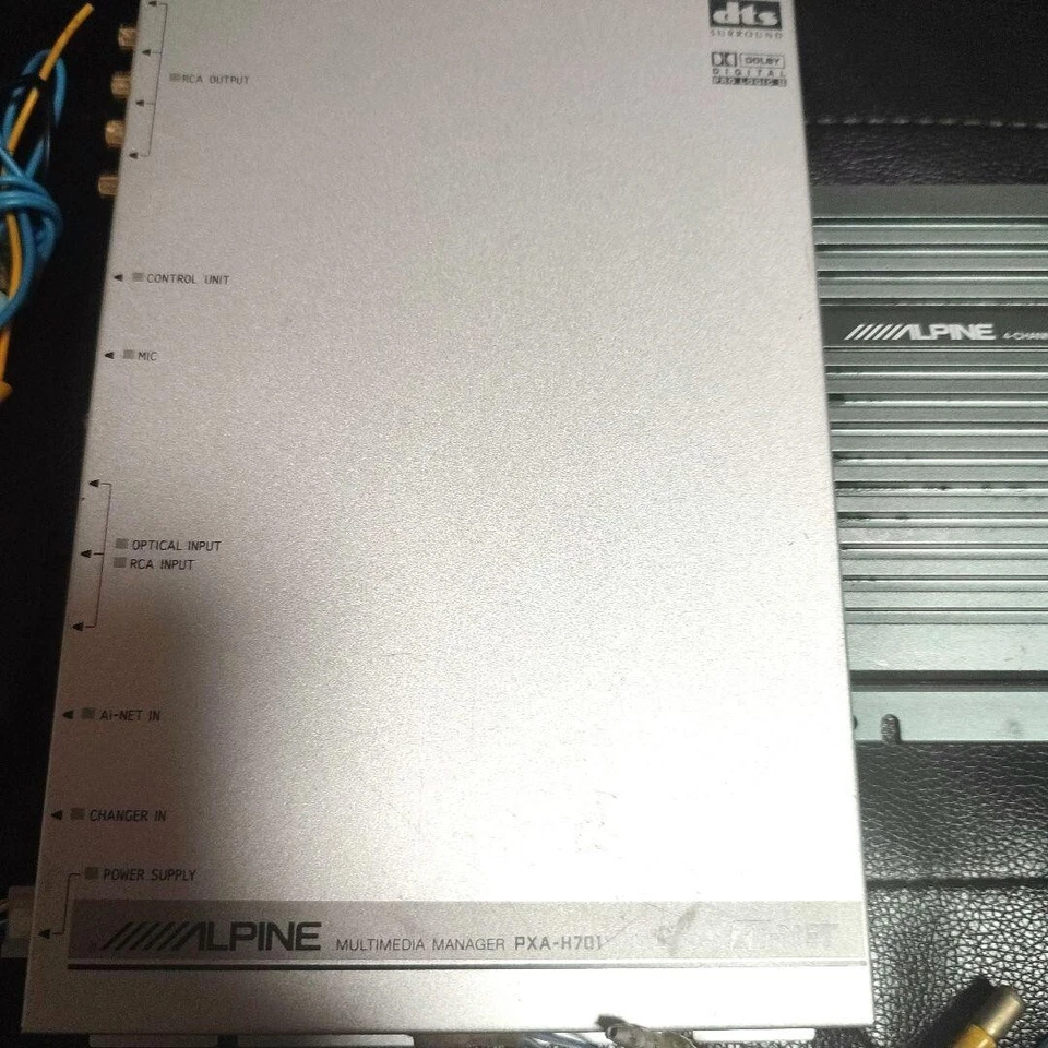 Procesador de audio Alpine Pxa-H701 y Mxe-F35S sonido digital audio para automóvil sin probar Foto 2 de 4