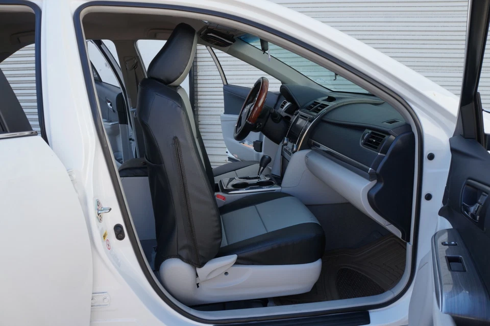 CAPAS DE ASSENTO IGGEE S.LEATHER AJUSTE PERSONALIZADO PARA TOYOTA YARIS 2010-2019 13 CORES - Imagem 2 de 4