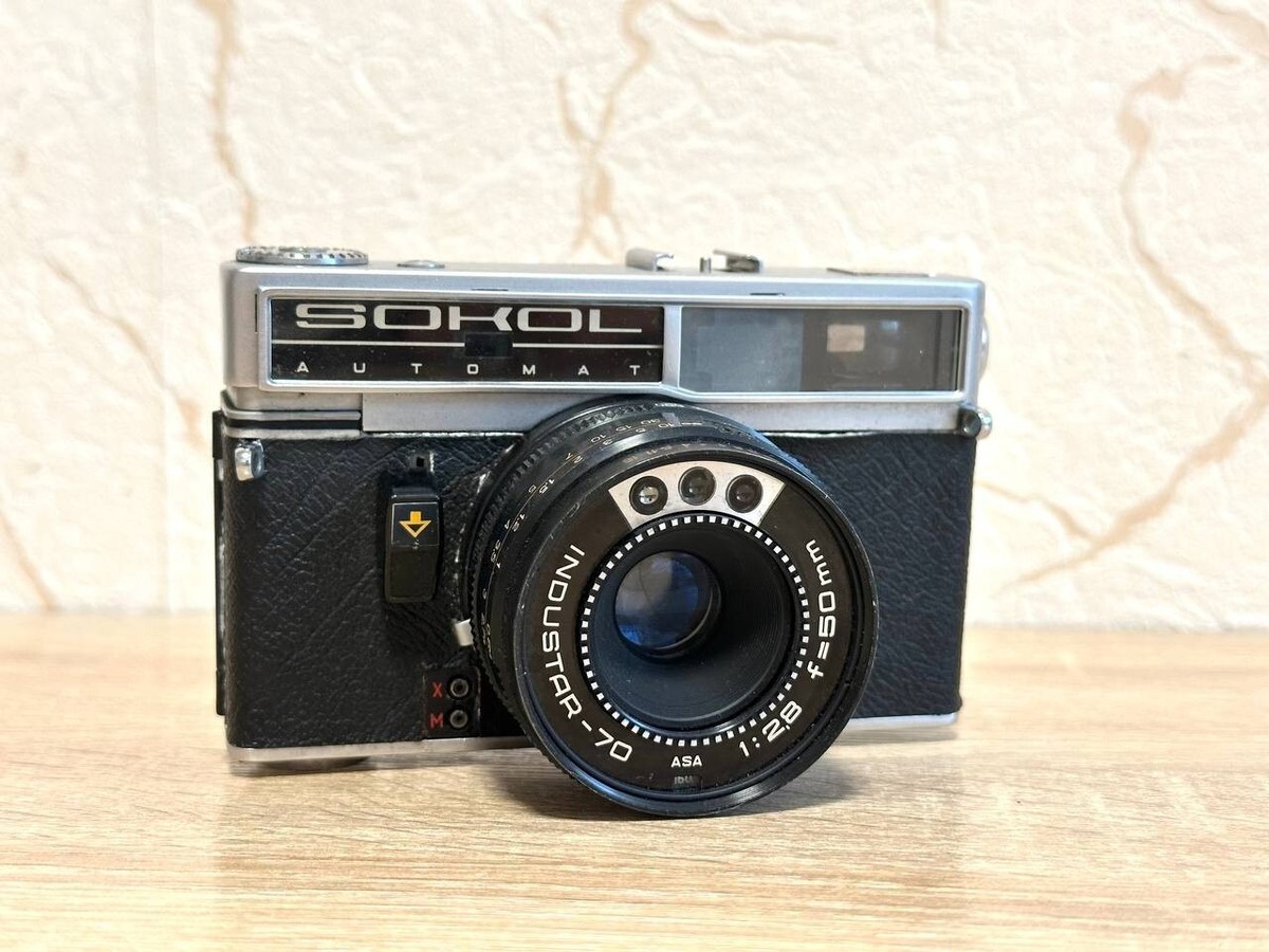 SOKOL INDUSTAR 70 フィルムカメラ 35mm Sokol Automat Vintage 35mm Film Camera Lens Industar 70 ussr