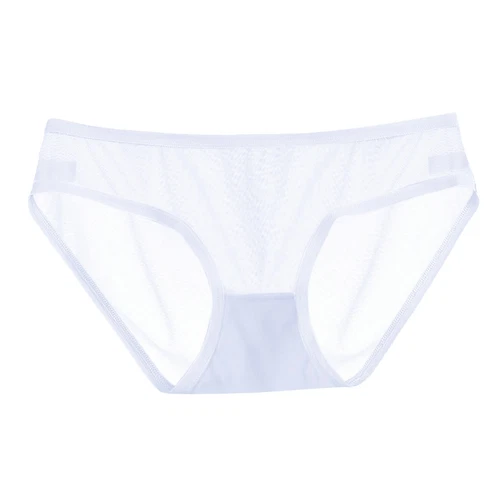 4 Pack Lot Sexy Women Low Waist Sheer Panties Underwear Mesh Cute Seamless Brief - Bild 13 von 22