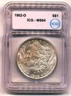 1902-O Morgan Silver Dollar MS64 ICG