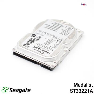 SEAGATE MEDALIST 3221 ST33221A 3.2GB HDD FESTPLATTE HARD DISK DRIVE IDE 40-PIN