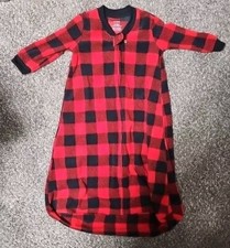 Baby Boy Size 6-9m Carters Buffalo Plaid Sleep Sack