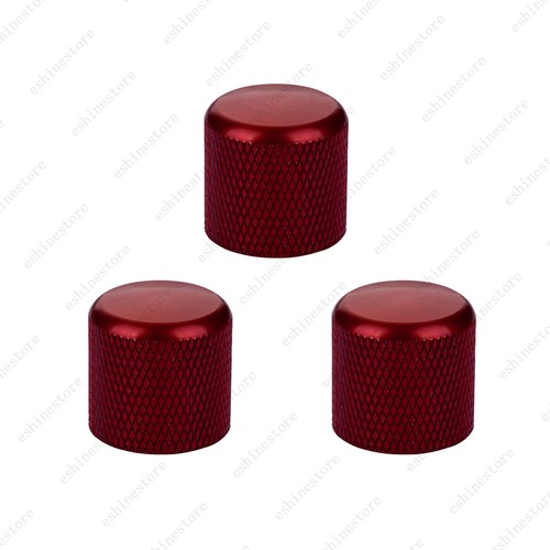 1-4 piezas perillas de control de tono de volumen tapas de botones de cúpula de metal para guitarra bajo - Imagen 9 de 10