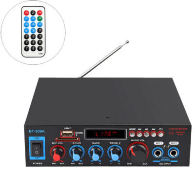 800W Digital Bluetooth Verstärker Audio HiFi Stereo Amplifier Vollverstärker FM
