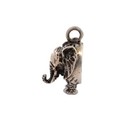 Estate Sterling Silver Elephant Head Pendant 925 Animal Charm Unique Vintage — photo 4