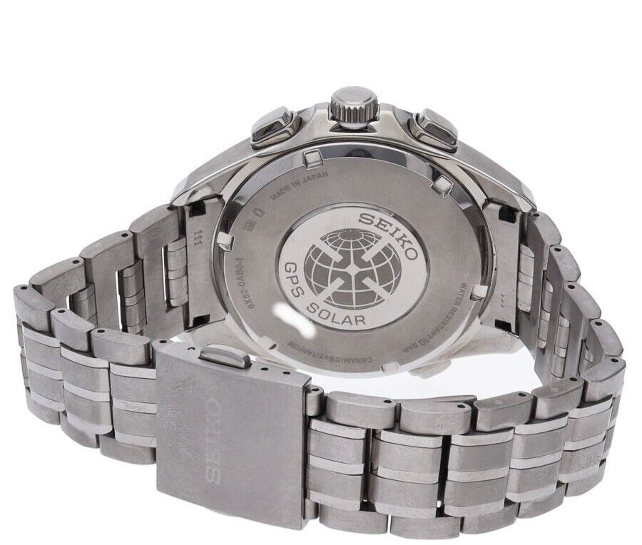 Seiko Astron SBXB005 Solar Men's Watch Chronograph Date | eBay Seiko Astron SBXB005 Solar Men's Watch Chronograph Date | eBay