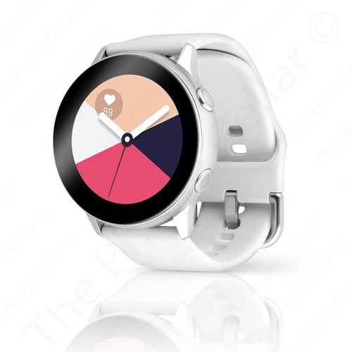 Samsung Galaxy Watch Active 40mm Aluminum Smartwatch SM-R500NZSAXAR Silver  | eBay