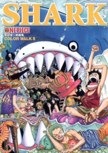 One Piece Art book Eiichiro Oda Color Walk #5 Shark Comic Anime JAPAN