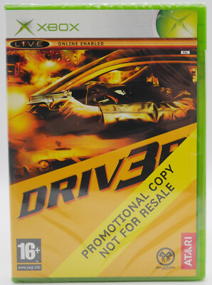 Driver 3 Driv3er PROMO NOT FOR RESALE Microsoft Xbox eingeschweißt SEALED