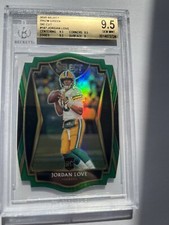 2020 Select Prizm Green Die Cut Jordan Love Premier Level /5