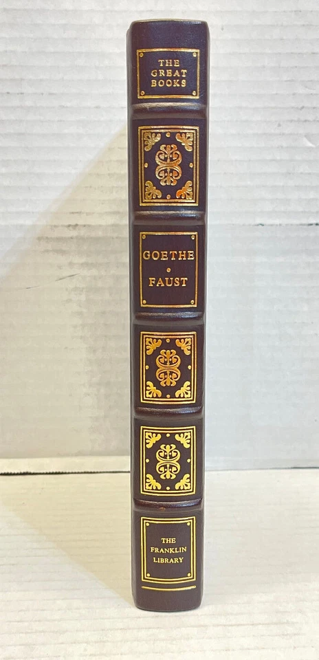 Franklin Library Faust Part 1 & 2 Johann Von Goeth 25th Aniversary Great Books - Imagem 2 de 4