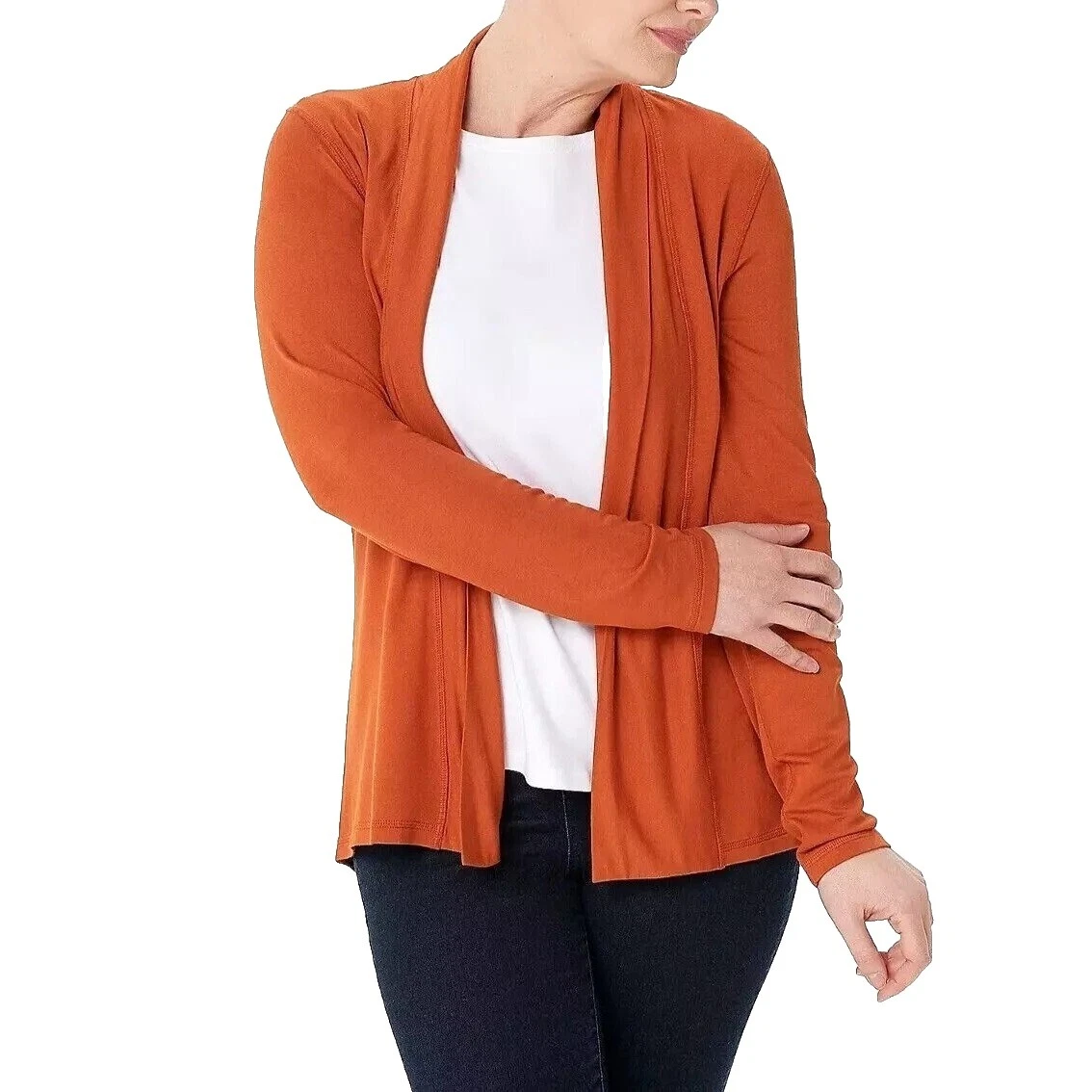 Suéteres para mujer cárdigan de viscosa Isaac Mizrahi