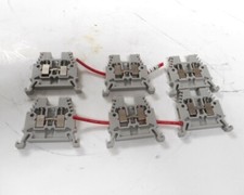 ALLEN BRADLEY TERMINAL BLOCK, 1492-W4, 600 VAC/VDC, 30A, #22...10 AWG, LOT OF 6
