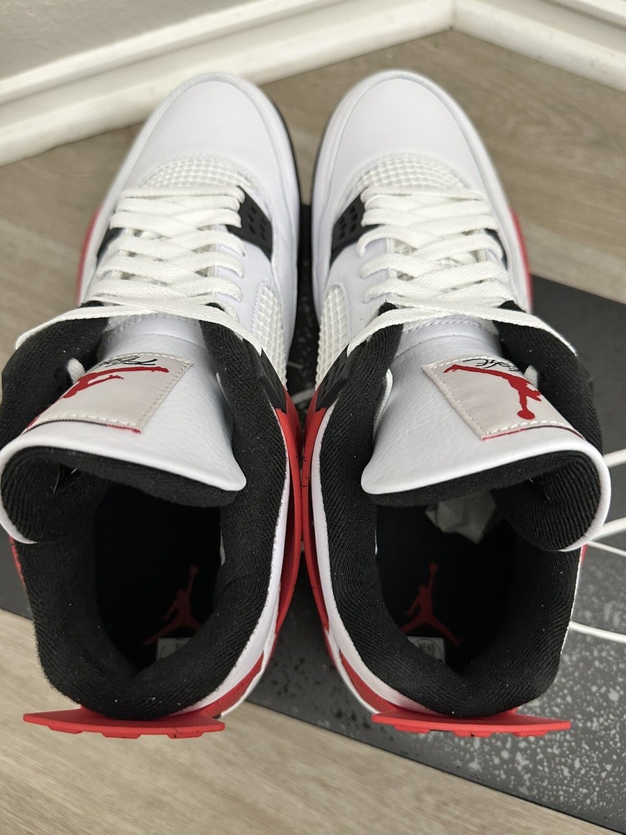Nike Air Jordan 4 Retro “Red Cement” Men's Size 14 White Fire Red