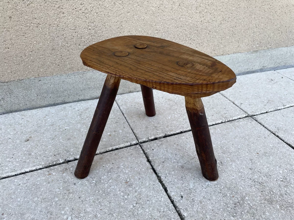 Wooden milking stools for sale deals