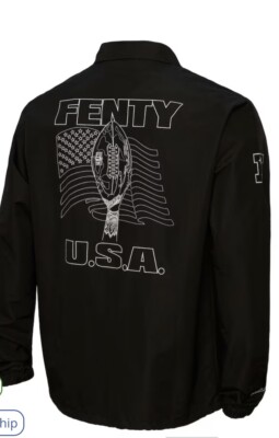 【NFL X Fenty X Mitchell & Ness】コーチジャケット Mitchell & Ness Savage X Fenty Super Bowl LVII NFL Coach's Jacket