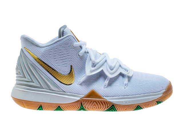 kyrie 5 green and gold