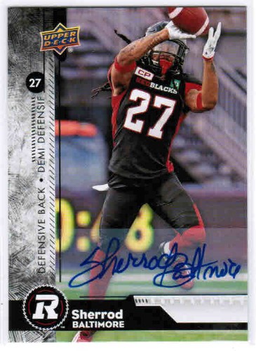 2018 UD UPPER DECK CFL FOOTBALL BASE AUTOGRAPH AUTO CARDS 1-198 U-Pick From List - Picture 68 of 103
