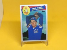 1985 Topps Tiffany #1 Draft Pick Mike Moore #279 Seattle Mariners   Free Ship