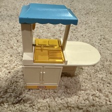 Little Tikes DOLLHOUSE Size Play Doll House Kitchen Toy Stove Sink Oven fridge