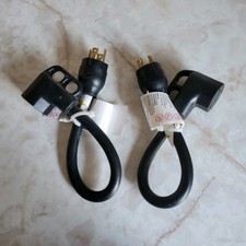 30 Amp 4 Prong to 3 Prong RV Generator Adapter Cord NEMA L14-30P Lot 2pcs