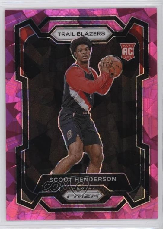 2023-24 Panini Prizm Pink Ice Prizm Scoot Henderson #141 Rookie RC