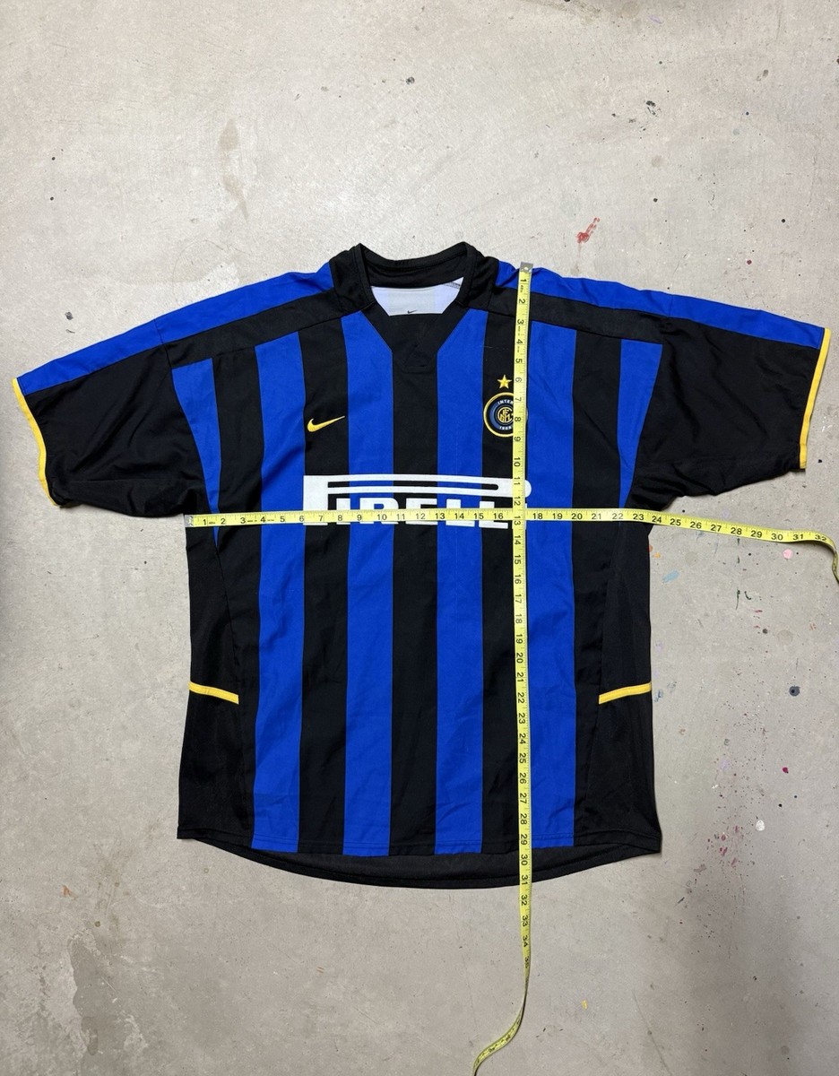 INTER MILAN 2002-03 HOME FOOTBALL SHIRT SOCCER JERSEY NIKE #4 J